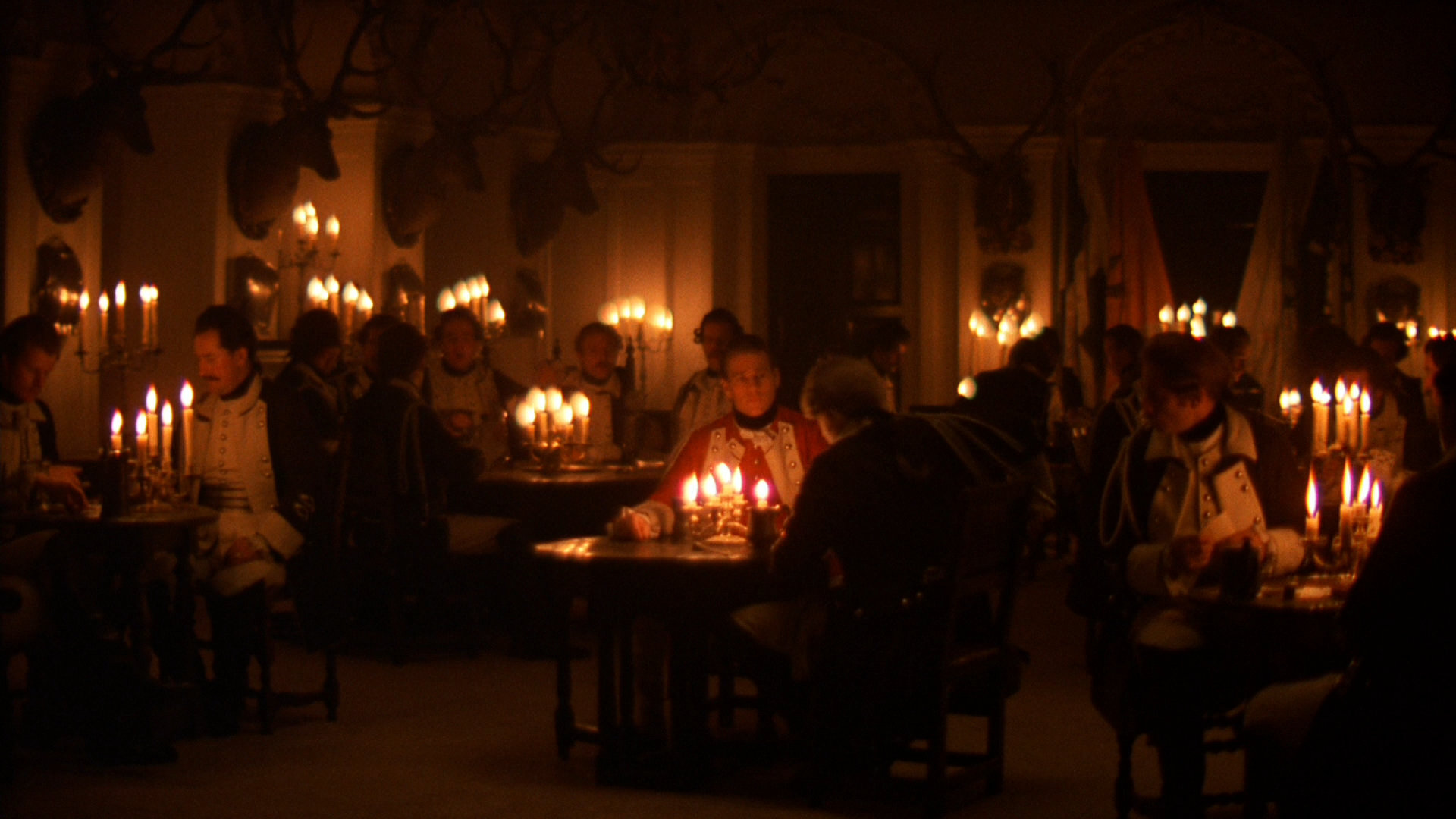 A candlelight scene from Barry Lyndon
