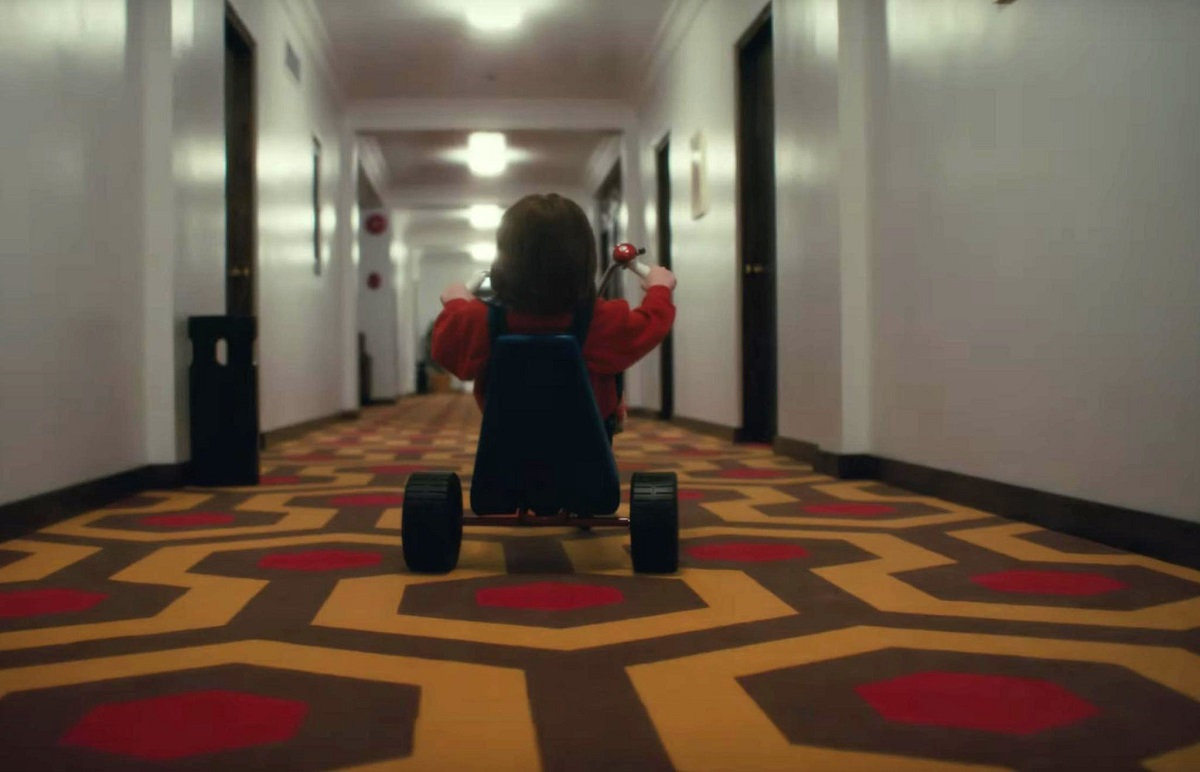 Danny exploring the Overlook Hotel in The Shining